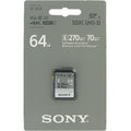 Sony E Series 64GB SF-E64/T1 SDXC Memory Card C10 U3 V30 UHS-II
