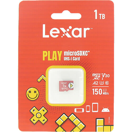 Lexar Play 1TB LMSPLAY001T-BNNNG microSDXC Memory Card C10 U3 V30 A2 UHS-I