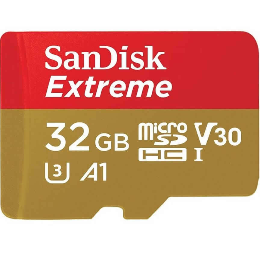 SanDisk Extreme 32GB SDSQXAF-032G-GN6MN microSDHC Memory Card C10 U3 V30 A1 UHS-I