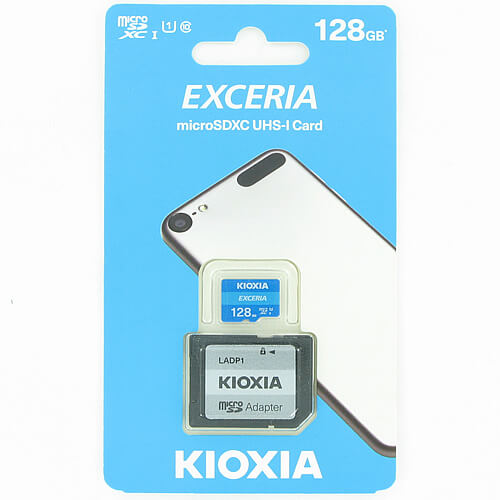 Kioxia Exceria 128GB LMEX1L128GG2 microSDXC Memory Card C10 U1 UHS-I