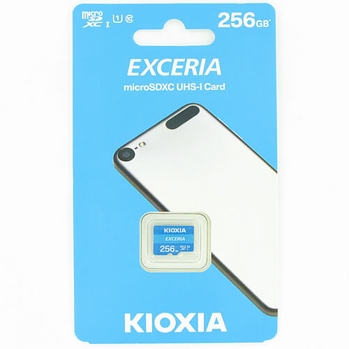 Kioxia Exceria 256GB LMEX1L256GG4 microSDXC Memory Card C10 U1 UHS-I