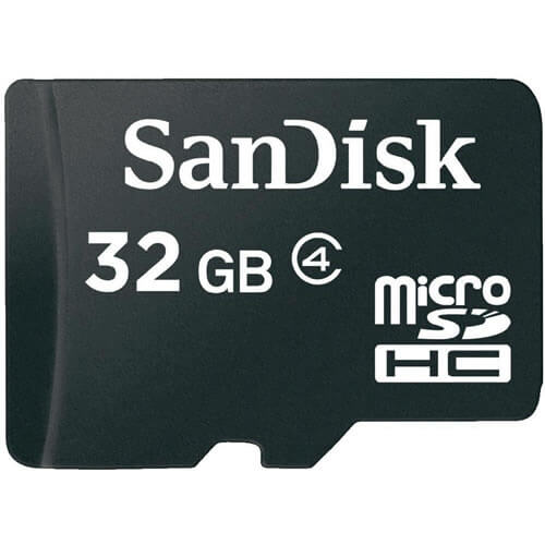 SanDisk  32GB SDSDQM-032G microSDHC Memory Card C4 UHS-I