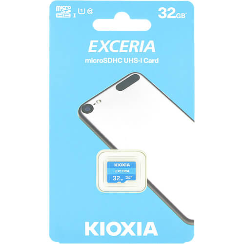 Kioxia Exceria 32GB LMEX1L032GG4 microSDHC Memory Card C10 U1 UHS-I