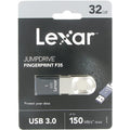 Lexar JumpDrive Fingerprint F35 32GB LJDF35-32GBBK USB 3.0 Flash Drive