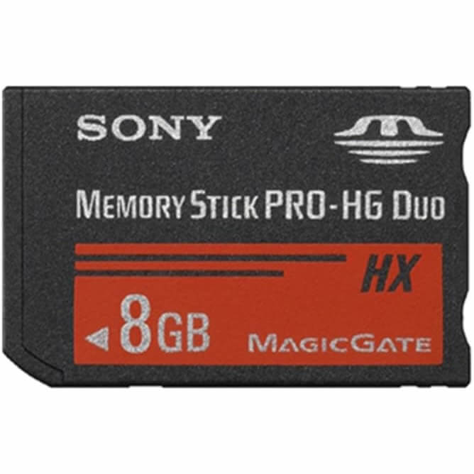 Sony Memory Stick Pro Duo 8GB MS-HX8B/T2 60X