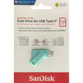 SanDisk Ultra Dual Drive Go 256GB SDDDC3-256G-G46G USB 3.1 Dual A+C Flash Drive