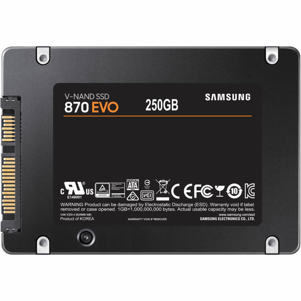 Samsung 870 EVO 500GB MZ-77E500E 2.5in Drive SATA3