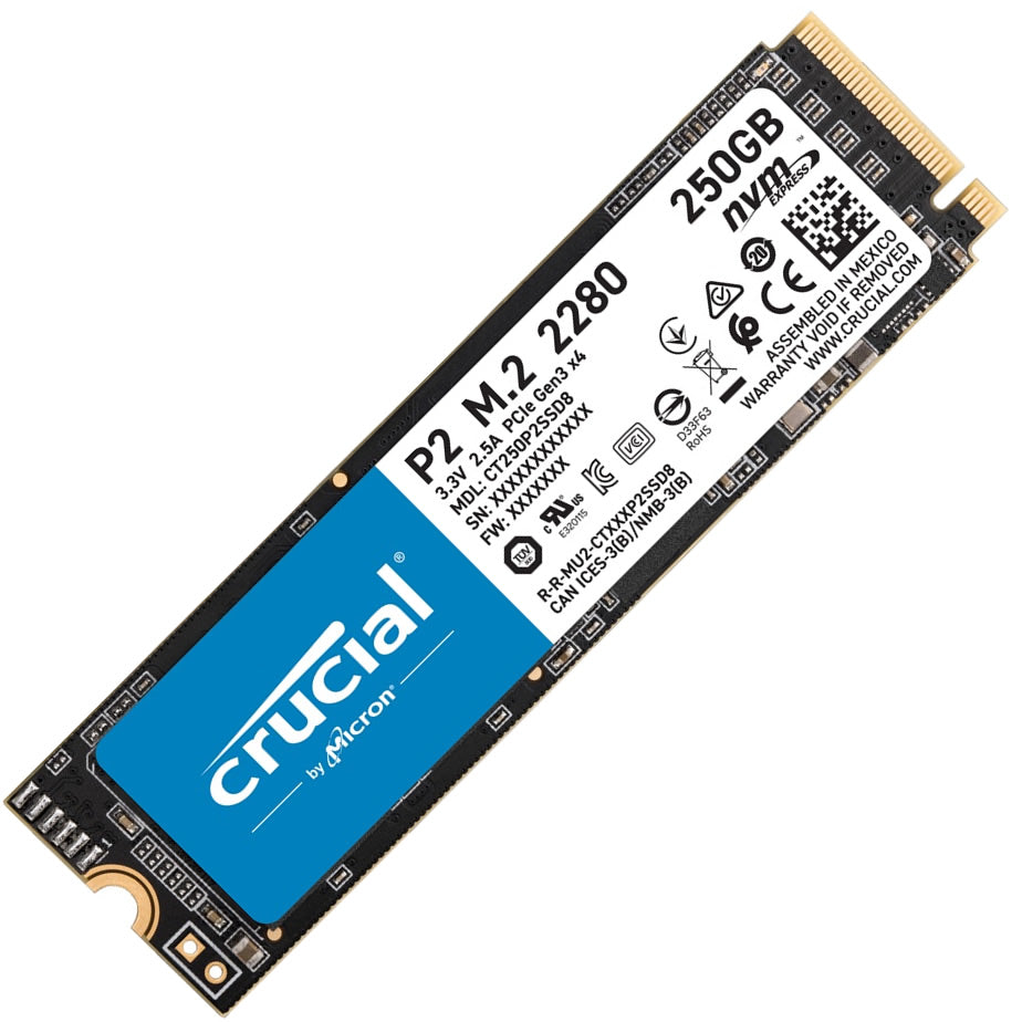 Crucial P2 250GB CT250P2SSD8 NVMe PCIe 3.0 x4