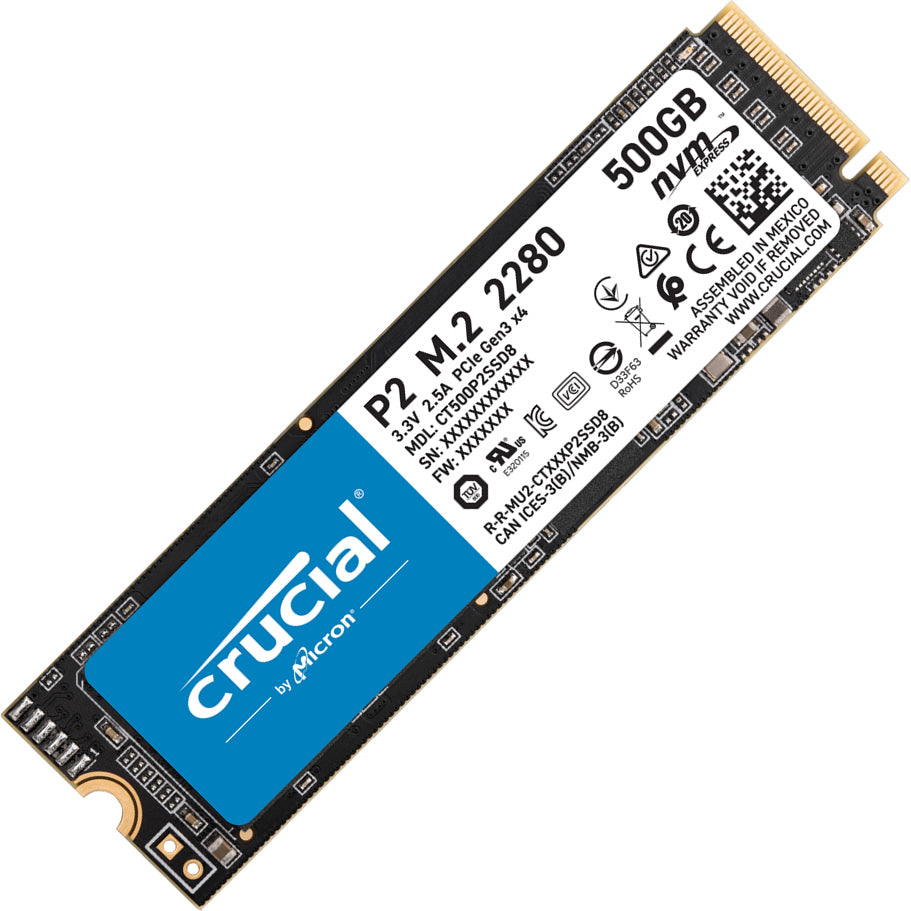 Crucial P2 500GB CT500P2SSD8 NVMe PCIe 3.0 x4