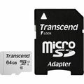 Transcend 300S 64GB TS64GUSD300S-A microSDXC Memory Card C10 U1 A1 UHS-I