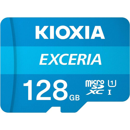 Kioxia Exceria 128GB LMEX1L128G microSDXC Memory Card C10 U1 UHS-I