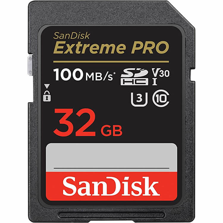 SanDisk Extreme Pro 32GB SDSDXXO-032G-GN4IN SDHC Memory Card C10 U3 V30 UHS-I