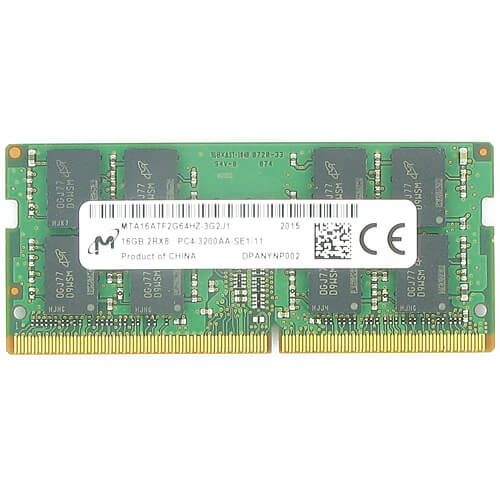 Micron  16GB MTA16ATF2G64HZ-3G2J1 DDR4-3200 SODIMM PC4-25600 NON-ECC