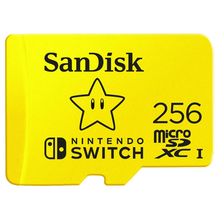 SanDisk Nintendo Switch 256GB SDSQXAO-256G microSDXC Memory Card C10 UHS-I