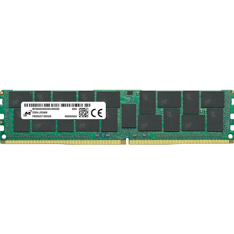 Micron  64GB MTA72ASS8G72LZ-2G6J1R DDR4-2666 LRDIMM PC4-21300 ECC