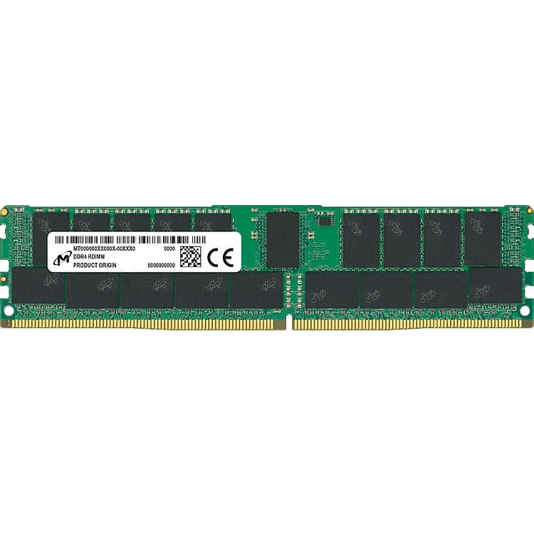 Micron  64GB MTA36ASF8G72PZ-3G2R DDR4-3200 RDIMM PC4-25600 ECC