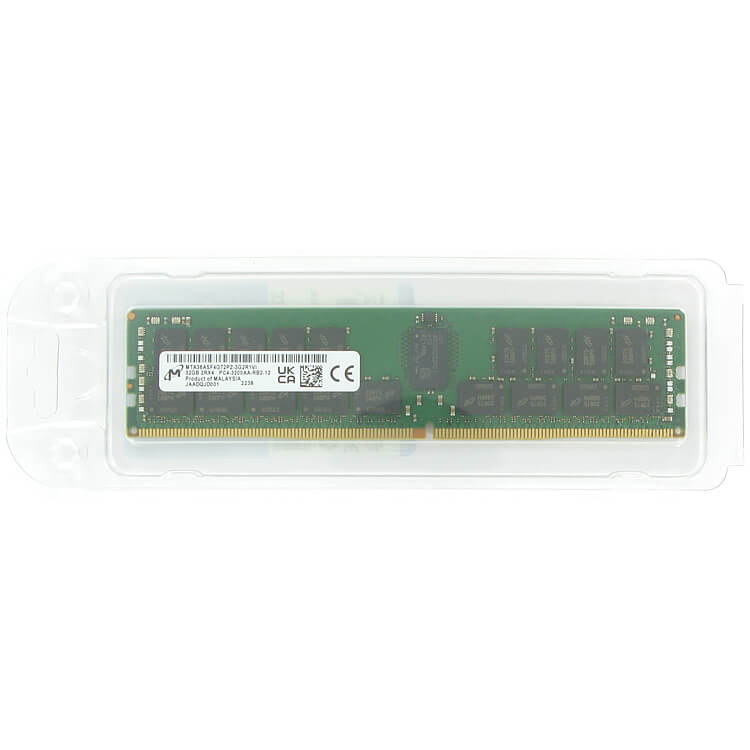 Micron  32GB MTA36ASF4G72PZ-3G2R1R DDR4-3200 RDIMM PC4-25600 ECC
