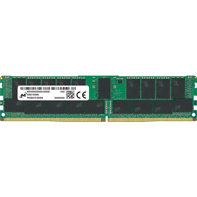 Micron  32GB MTA36ASF4G72PZ-2G9E2R DDR4-2933 RDIMM PC4-23400 ECC