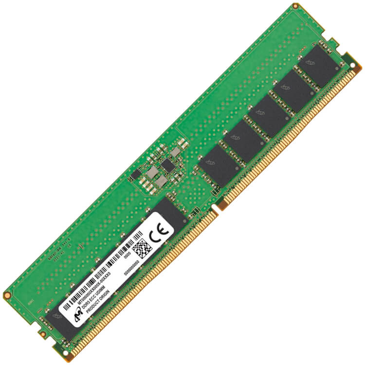 Micron  16GB MTC10C1084S1EC48BA1R DDR5-4800 UDIMM PC5-38400 ECC