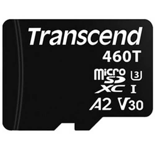 Transcend 460T 128GB TS128GUSD460T microSDXC Memory Card C10 U3 V30 A2 UHS-I