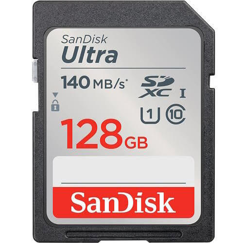SanDisk Ultra 128GB SDSDUNB-128G-GN6IN SDXC Memory Card C10 U1 UHS-I
