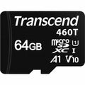 Transcend 460T 64GB TS64GUSD460T microSDXC Memory Card C10 U3 V30 A1 UHS-I
