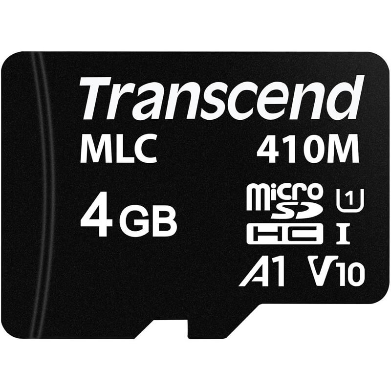 Transcend 410M 4GB TS4GUSD410M microSDHC Memory Card C10 U1 V10 A1 UHS-I
