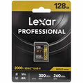Lexar PROFESSIONAL 128GB LSD2000128G-BNNNG SDXC Memory Card C10 U3 V90 UHS-II