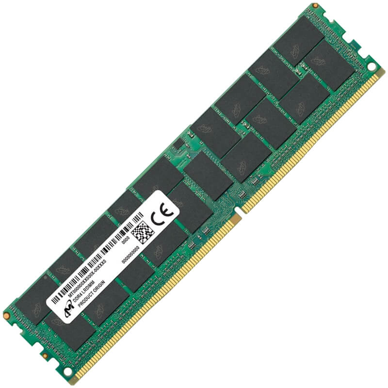 Micron  128GB MTA72ASS16G72LZ-3G2 DDR4-3200 LRDIMM PC4-25600 ECC