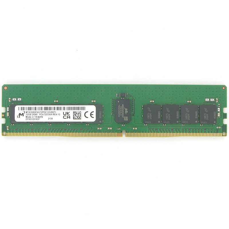 Micron  32GB MTA18ASF4G72PDZ-3G2B2R DDR4-3200 RDIMM PC4-25600 ECC