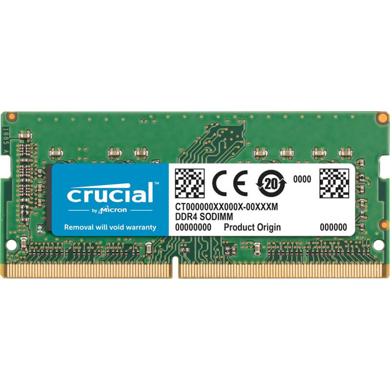 Crucial  8GB CT8G4S24AM DDR4-2400 SODIMM PC4-19200 NON-ECC