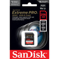 SanDisk Extreme Pro 256GB SDSDXEP-256G-GN4IN SDXC Memory Card C10 U3 V60 UHS-II