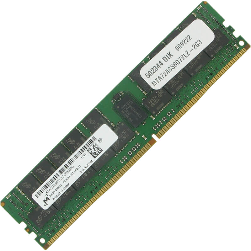 Micron  64GB MTA72ASS8G72LZ-2G3A1 DDR4-2400 LRDIMM PC4-19200 ECC