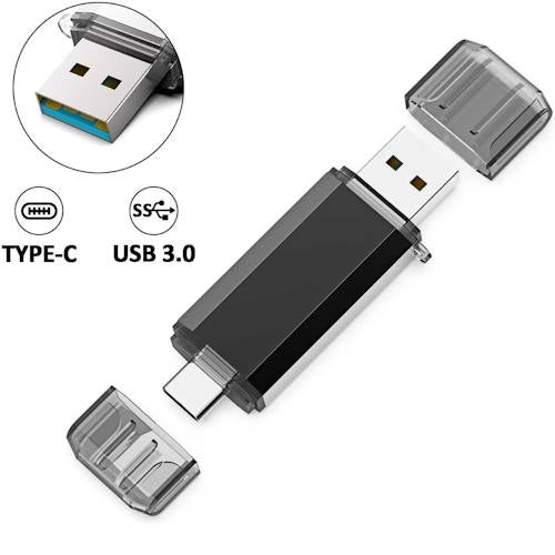 GoRAM Go-Stick Dual Drive 16GB GRU30DD-016G USB 3.0 Dual A+C Flash Drive