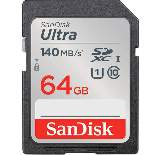 SanDisk Ultra 64GB SDSDUNB-064G SDXC Memory Card C10 U1 UHS-I