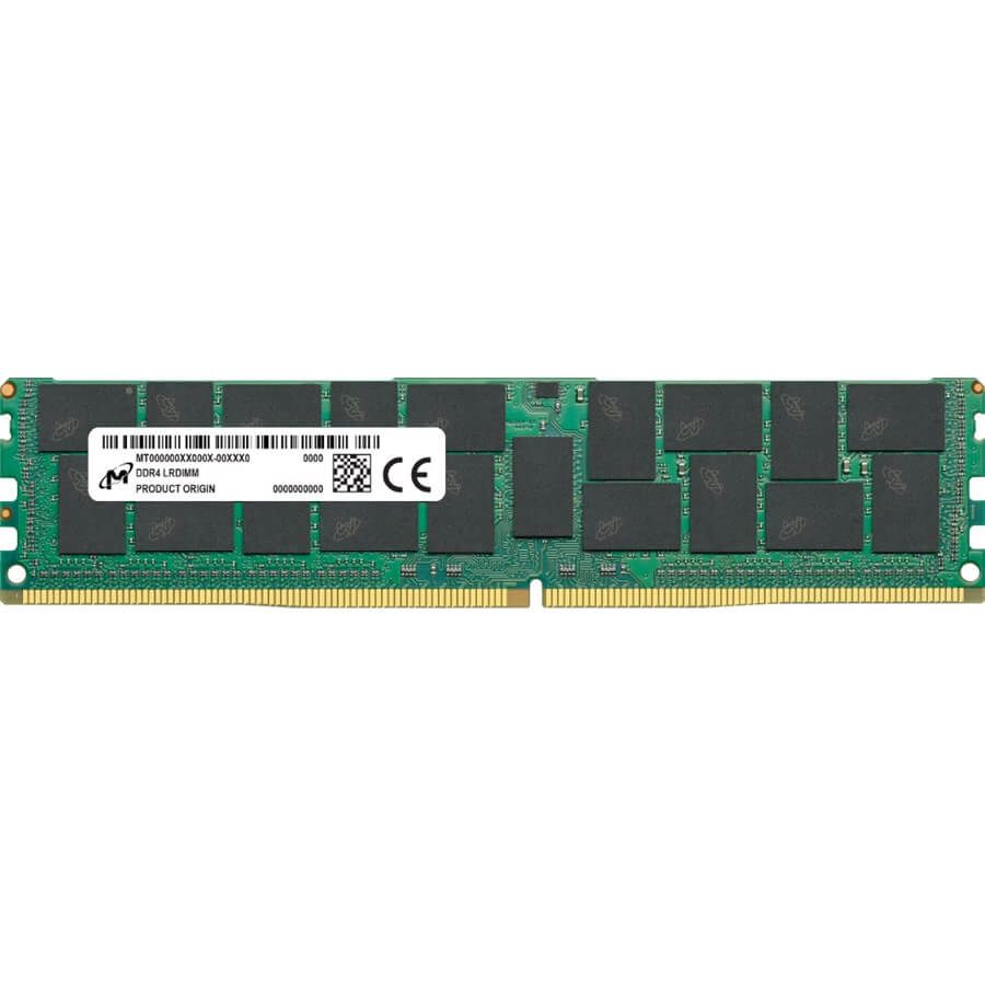 Micron  128GB MTA72ASS16G72LZ-3G2F1R DDR4-3200 LRDIMM PC4-25600 ECC