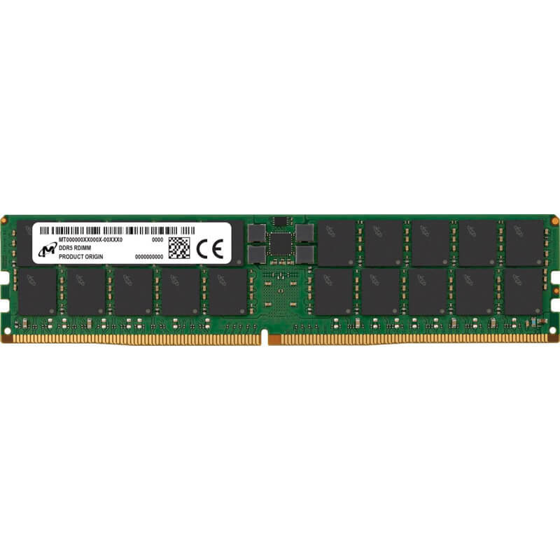 Micron  64GB MTC40F2046S1RC48BR DDR5-4800 RDIMM PC5-38400 ECC