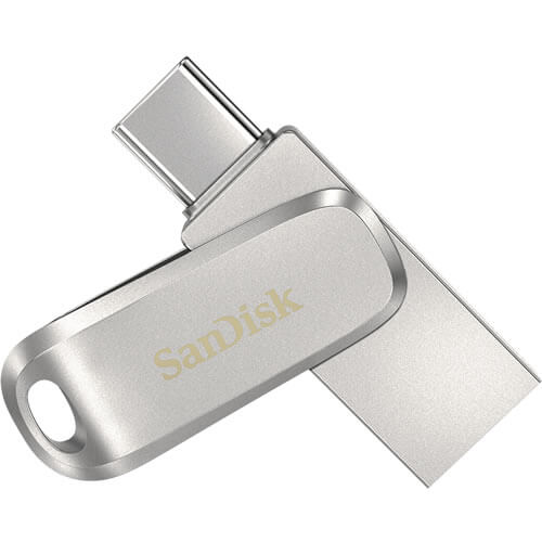 SanDisk Ultra Luxe 256GB SDDDC4-256G-G46 USB 3.2 Dual A+C Flash Drive