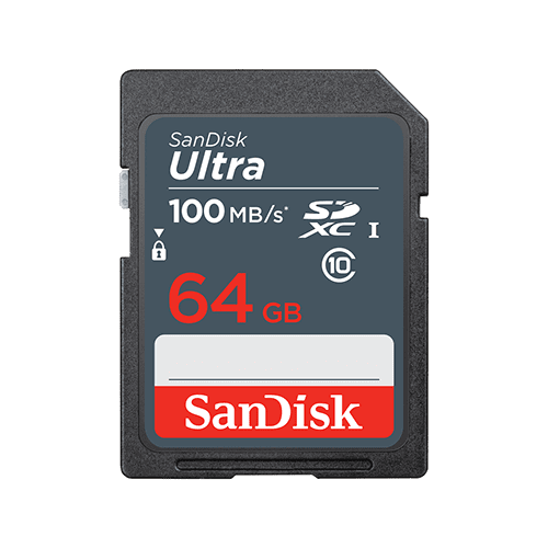 SanDisk Ultra 64GB SDSDUNR-064G SDXC Memory Card C10 UHS-I