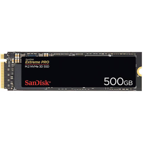 SanDisk Extreme PRO 500GB SDSSDXPM2-500G-G25 NVMe PCIe 3.0 x4