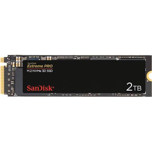 SanDisk Extreme PRO 2TB SDSSDXPM2-2T00-G25 NVMe PCIe 3.0 x4