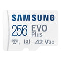 Samsung EVO Plus 256GB MB-MC256SA/EU microSDXC Memory Card C10 U3 V30 A2 UHS-I