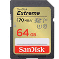 SanDisk Extreme 64GB SDSDXV2-064G SDXC Memory Card C10 U3 V30 UHS-I