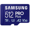 Samsung PRO Plus 512GB MB-MD512SA microSDXC Memory Card C10 U3 V30 A2 UHS-I
