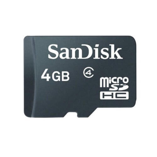 SanDisk  4GB SDSDQM-004G microSDHC Memory Card C4