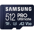 SAMSUNG PRO Ultimate 512GB MB-MY512SA/WW microSDXC Memory Card C10 U3 V30 A2 UHS-I