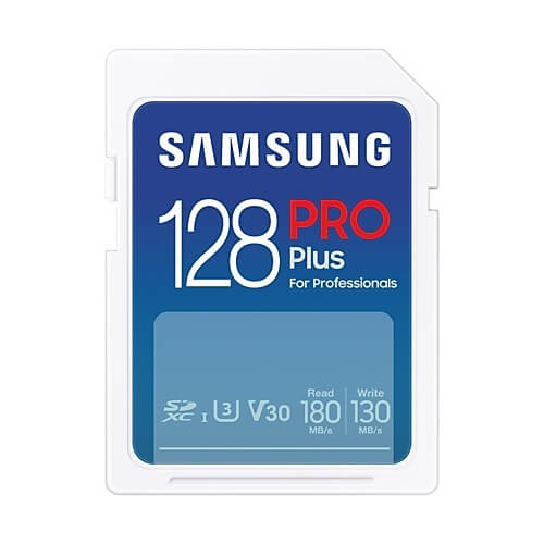 Samsung PRO Plus 128GB MB-SD128S/APC SDXC Memory Card C10 U3 V30 UHS-I