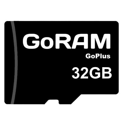 GoRAM GoPlus 32GB GRSDQGP-032G-NOLOGO microSDHC Memory Card C10