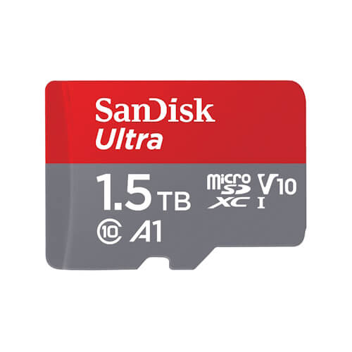 SanDisk Ultra 1.5TB SDSQUAC-1T50-GN6MN microSDXC Memory Card C10 U1 A1 UHS-I