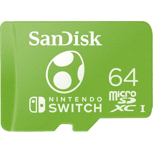 SanDisk Nintendo Switch 64GB SDSQXAO-064G-CN3ZN microSDXC Memory Card C10 UHS-I
